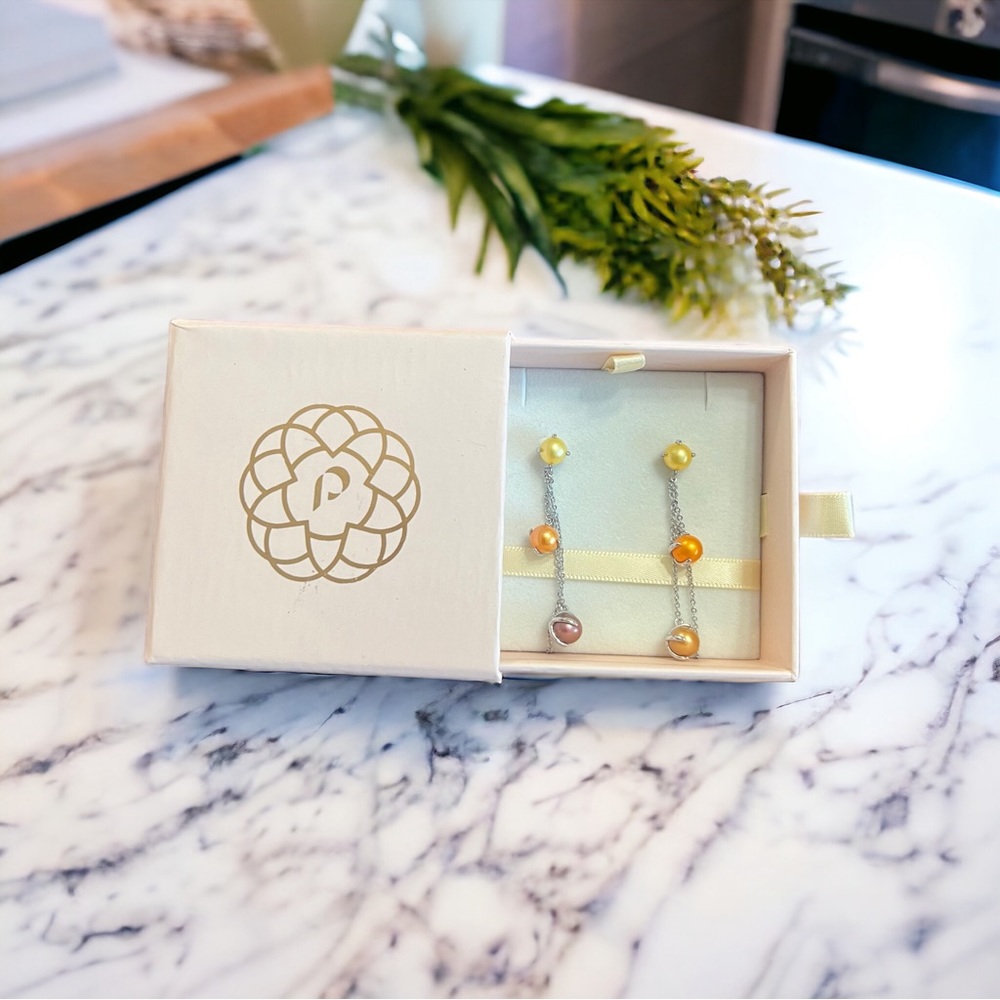 Sterling Silver Pearl Earrings